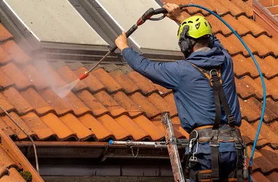 Démoussage et hydrofuge de toiture à Caussou